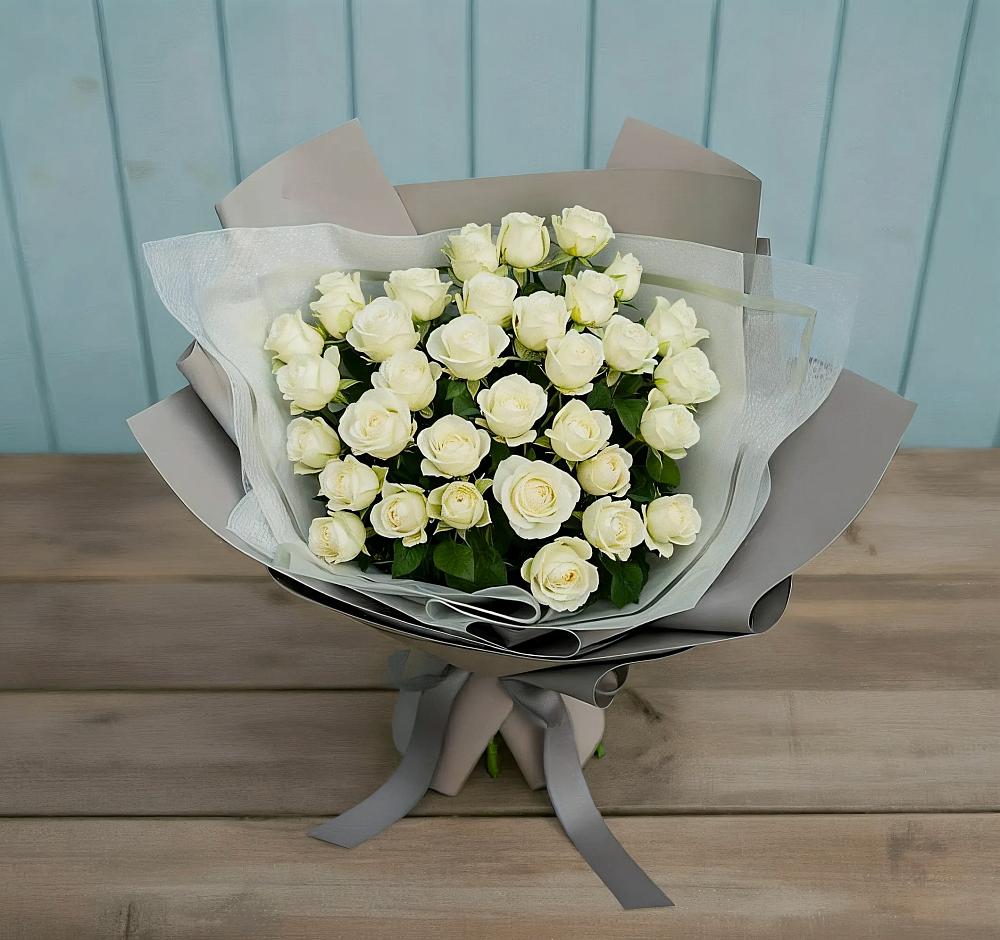 Букет Белоснежная нежность в Морозовске