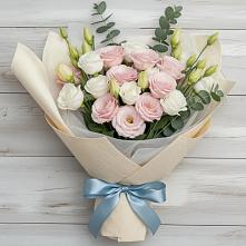 Букет цветов из:  Лизиантусы #REPLACE_PRED# Морозовске