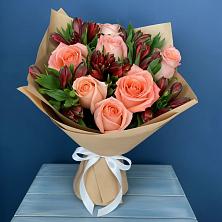 Букет цветов из:  Розы и Альстромерии в Морозовске