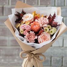 Букет цветов из:  Гвоздики, Хризантемы и Розы в Морозовске