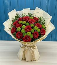 Букет цветов из:  Розы и Хризантемы в Морозовске