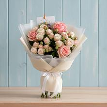 Букет цветов из:  Розы #REPLACE_PRED# Морозовске