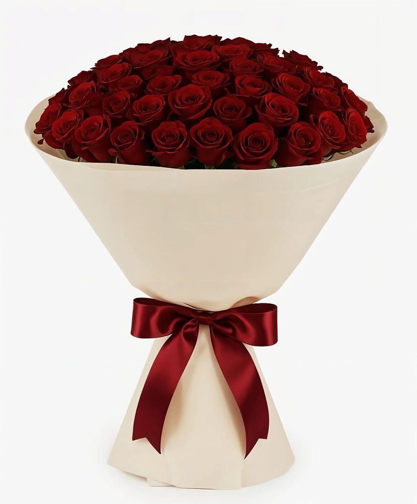 Букет 101 Бордовая роза Блэк Бакарра в Морозовске