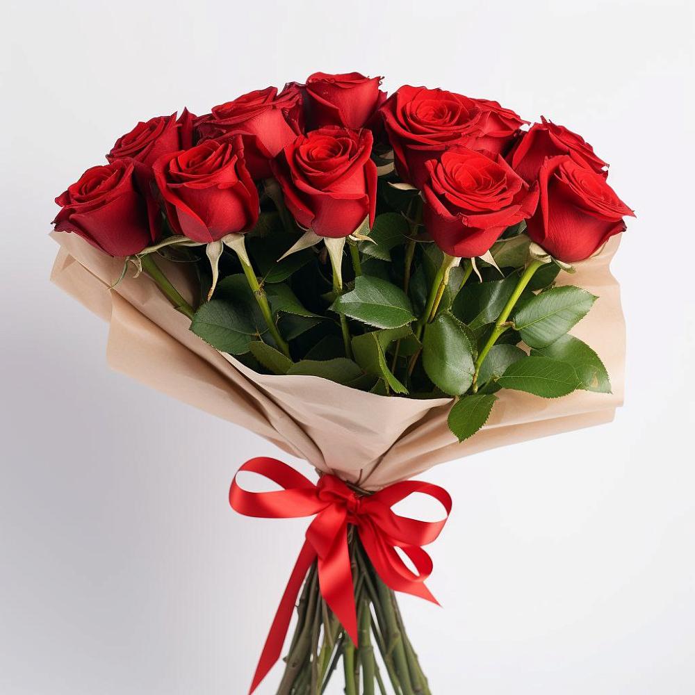 Букет 11 Красных роз Эдлесс Лав в Морозовске