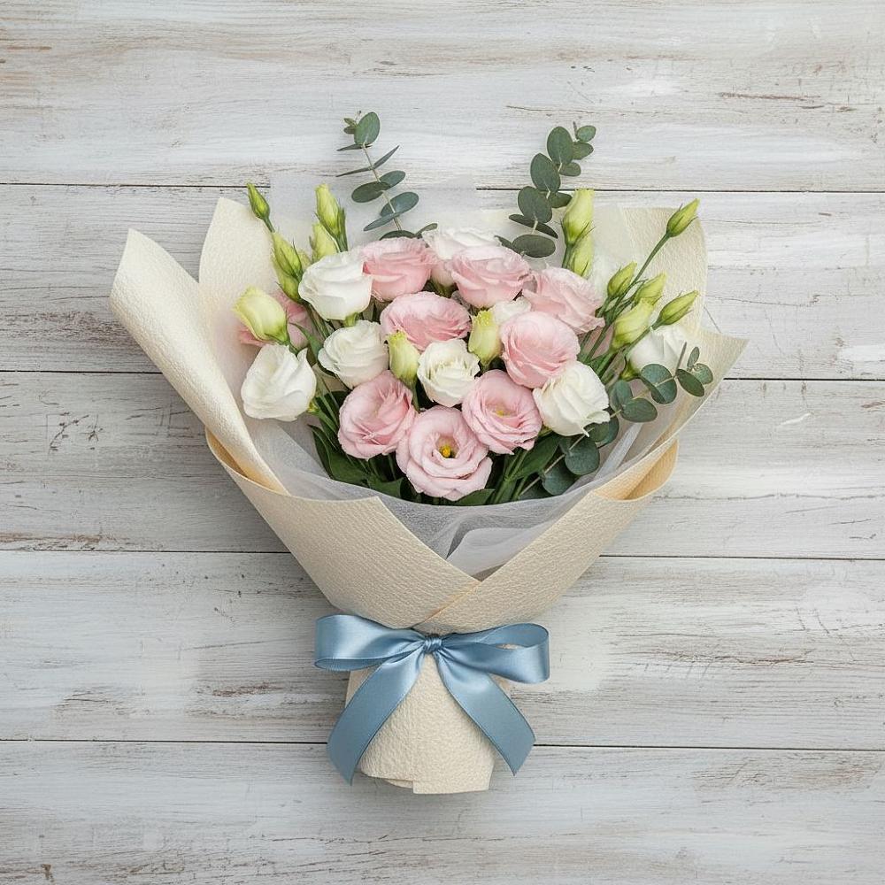 Букет цветов из: Лизиантусы в Морозовске